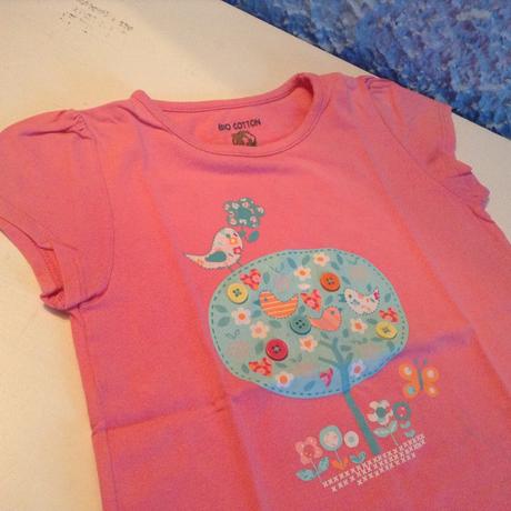 Nádherne tričko bio bavlna , f&f,104