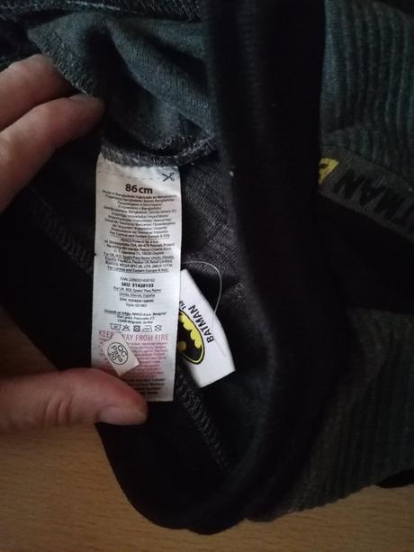 Tepláky + čiapočka batman 86, 86