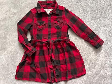 Košeľové šaty, h&m,98