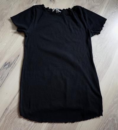 Vrúbkované tehotenské tričko h&m, h&m,m