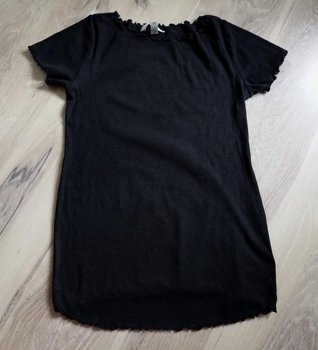 Vrúbkované tehotenské tričko h&m, h&m,m