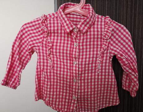 Károvaná blúzka, fox & bunny,74