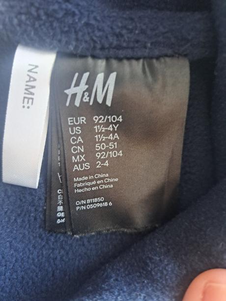 Zimný set čiapka + obojstranný šál hm, h&m,92