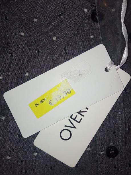 Chlapčenská sivá vzorovaná košeľa overkids (122), 122