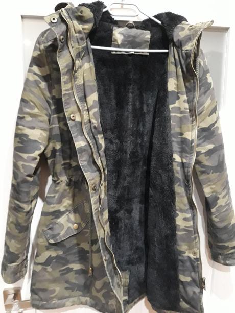 Zimná maskáčová bunda, xl