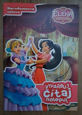 Knižka disney "elena z avaloru" s nálepkami, 