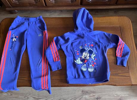 Teplejšia súprava adidas minnie disney 122/128, adidas,122