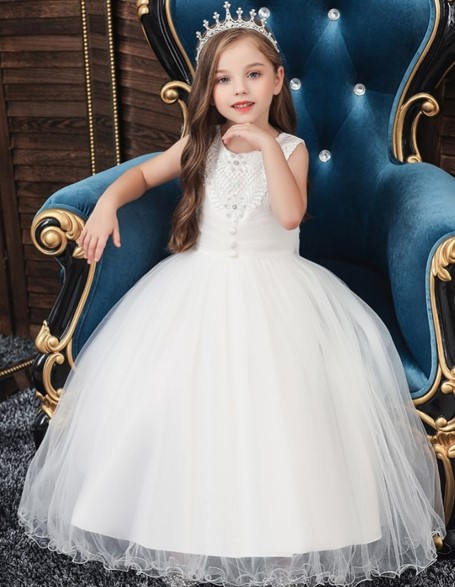 Detské šaty svadba prijímanie družička nové, 116 - 188