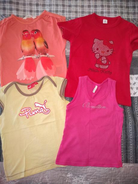 4x tričko, 104–116