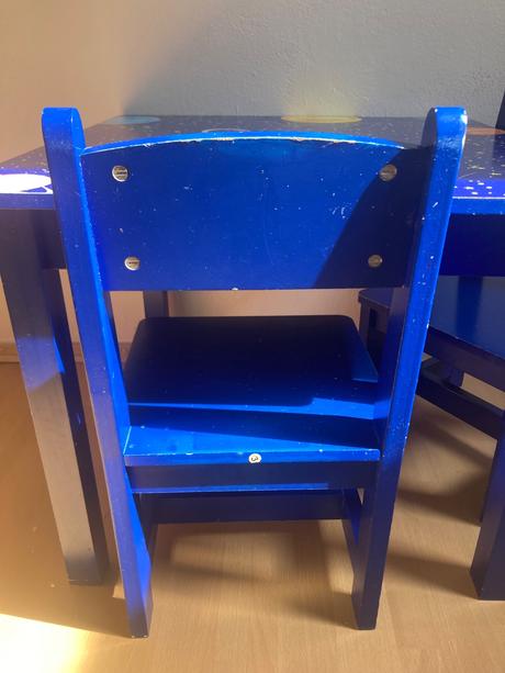 Detsky stol s 2 stolickami kozmonaut, 