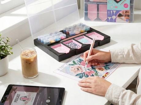 Sada príslušenstva pre diamantové maľovanie - delu, 