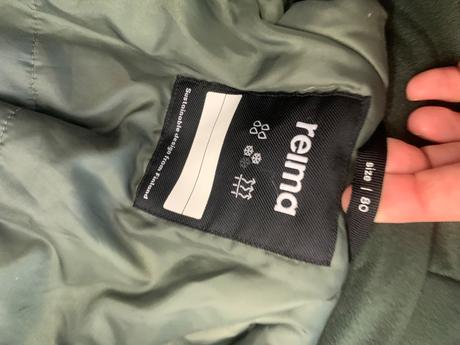 Reima puhuri zimná kombinéza, rukavice 80/86, reima,80