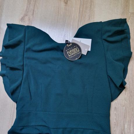 Nové zelené šaty s visačkou 38, 38 / m