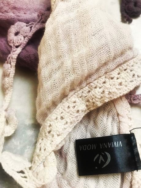 Vintage šatka na krk, xl