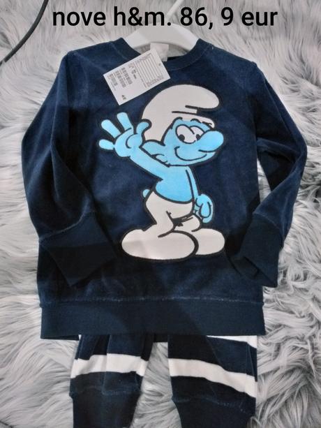 Nove zateplene pyzamko/domace oblecenie, h&m,86