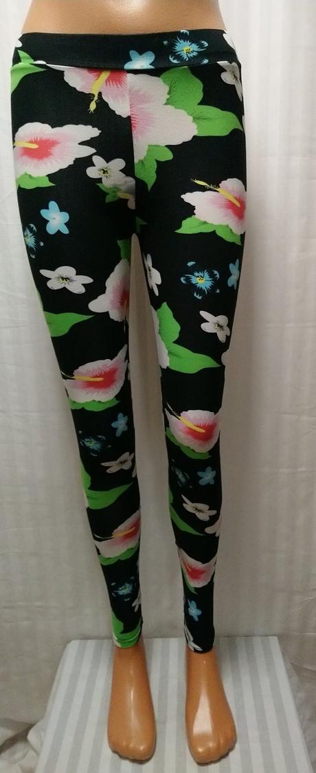 Dámske čierne elastické legíny, ellasun, veľ. xs/s, s