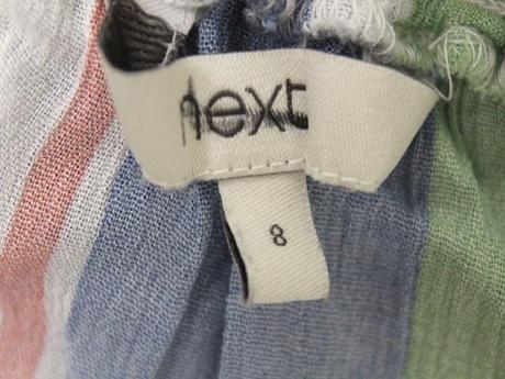 Prúžkovaná predĺžená tunika next veľ. 36, next,s