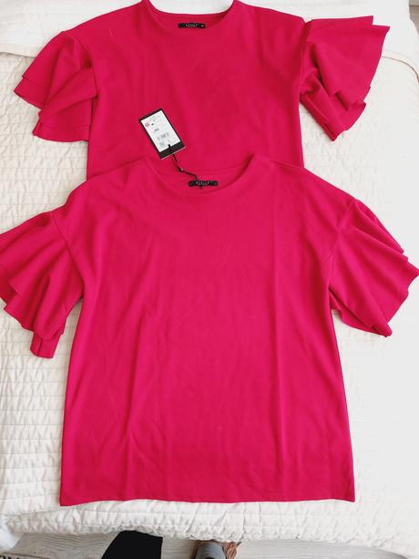 Blúzka s volánmi, mohito,l