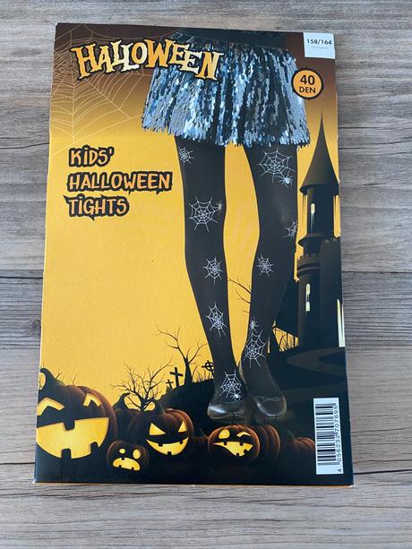 Halloween pančuchy pavučina, kostým doplnky,