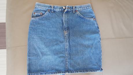 Riflová sukňa, rifle,m