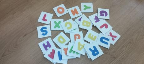 Vrecúšková aktivita - abeceda, 