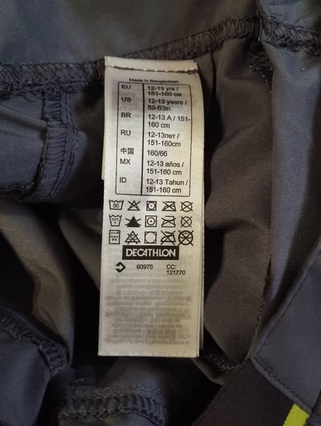 Sportove kratasy, decathlon,140