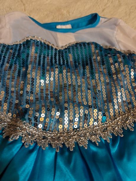 Elsa kostým pre 5-6 rokov, 