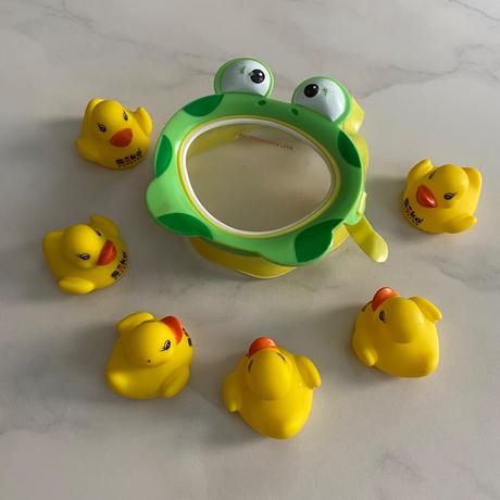 Potápačské okuliare + kačičky,