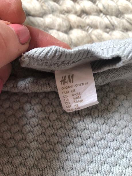 Svetrík z organickej bavlny, h&m,68