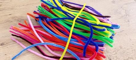 Dekoračný chlpatý drôtik - 5 kusov náhodný mix, 