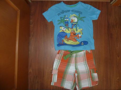 Krátke noh.+ tričko, v.110, kiki&koko,110