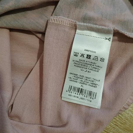 Bledofialové tričko/top s potlačou montego, xl