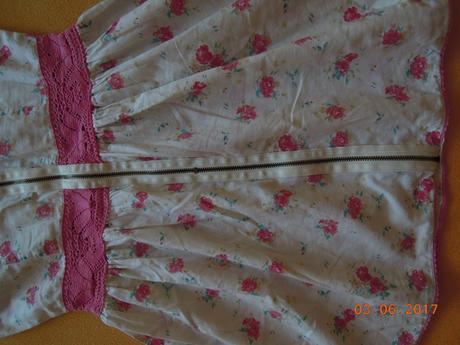 Letné šaty na zips (134/140), 134