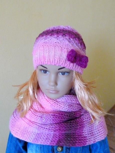 3 set- v ruzovom melire prechodna supravka , 98 - 128