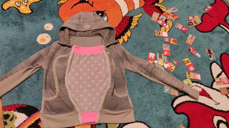 Vsadka na baby nosič do mikiny, 