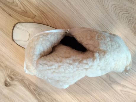 Biele kožené čižmy, 36