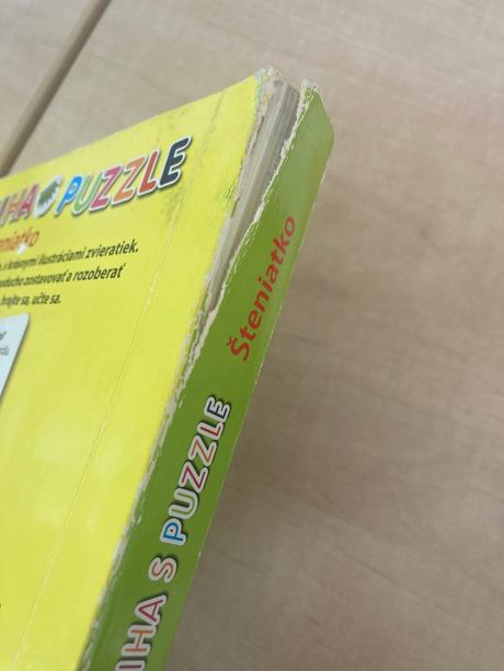 Leporelo - šteniatko (leporelo s puzzle), 