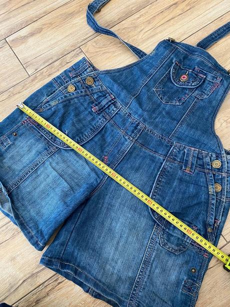 Riflové kratasy, denim,42