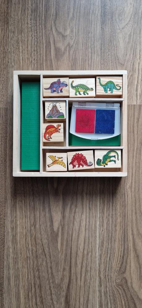 Súprava pečiatok melissa & doug (dinosaury),