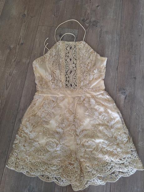 Overal gold lace, m