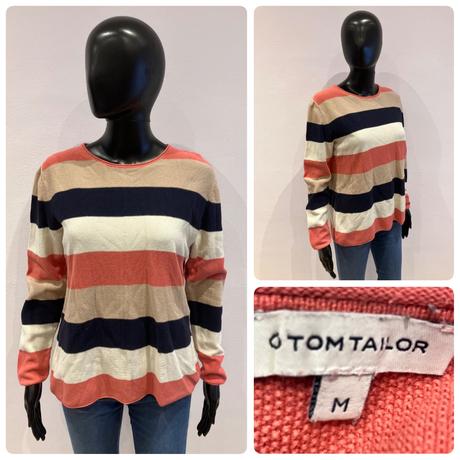 Dámsky pásikavý sveter tom tailor (m), tom tailor,m