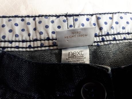 Tmavomodre kratasy next, next,110