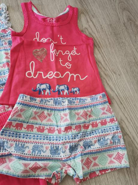 2x pyžamo 18-24 mesiacov, f&f,92