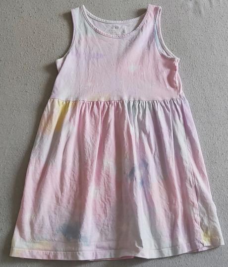 Šaty dúhovo-batikované h&m 110/116, h&m,110