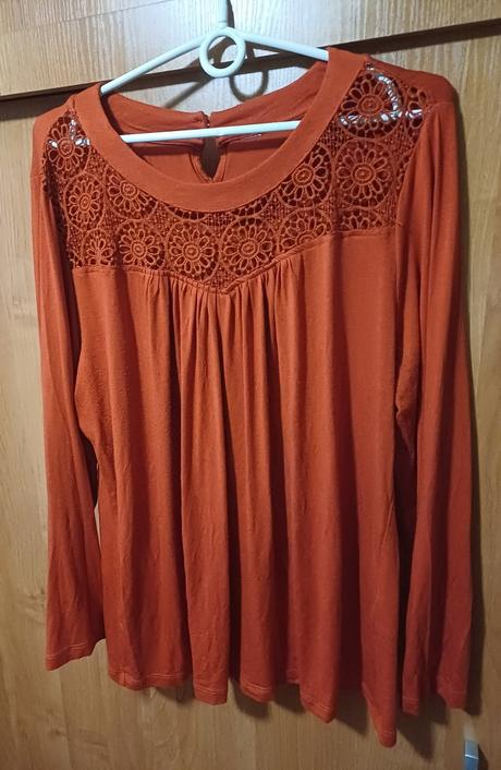 Dámsky škoricový top xxl, xxl