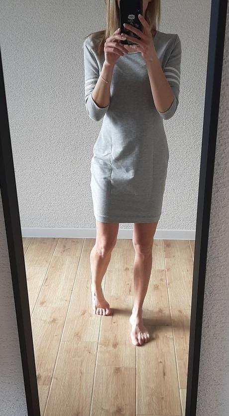 Teplákové šaty, s