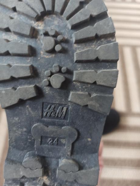 Zateplené čižmy, h&m,24