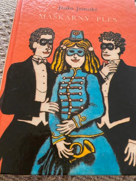 Retro stará kniha maškarný ples 1975 janko jesensk, 