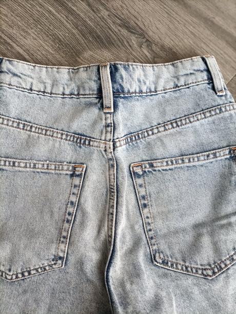 Riflové kraťasy, h&m,34