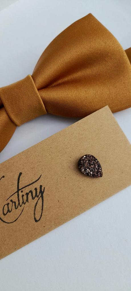 Pánsky motýlik lux + ozdoba do klopy saka zdarma,